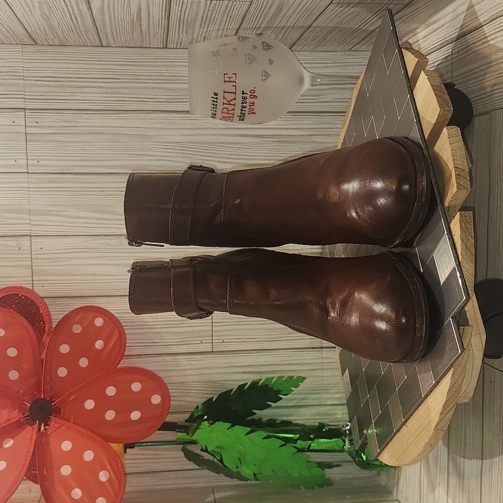 Frye Patty riding‎ leather ankle boots #475